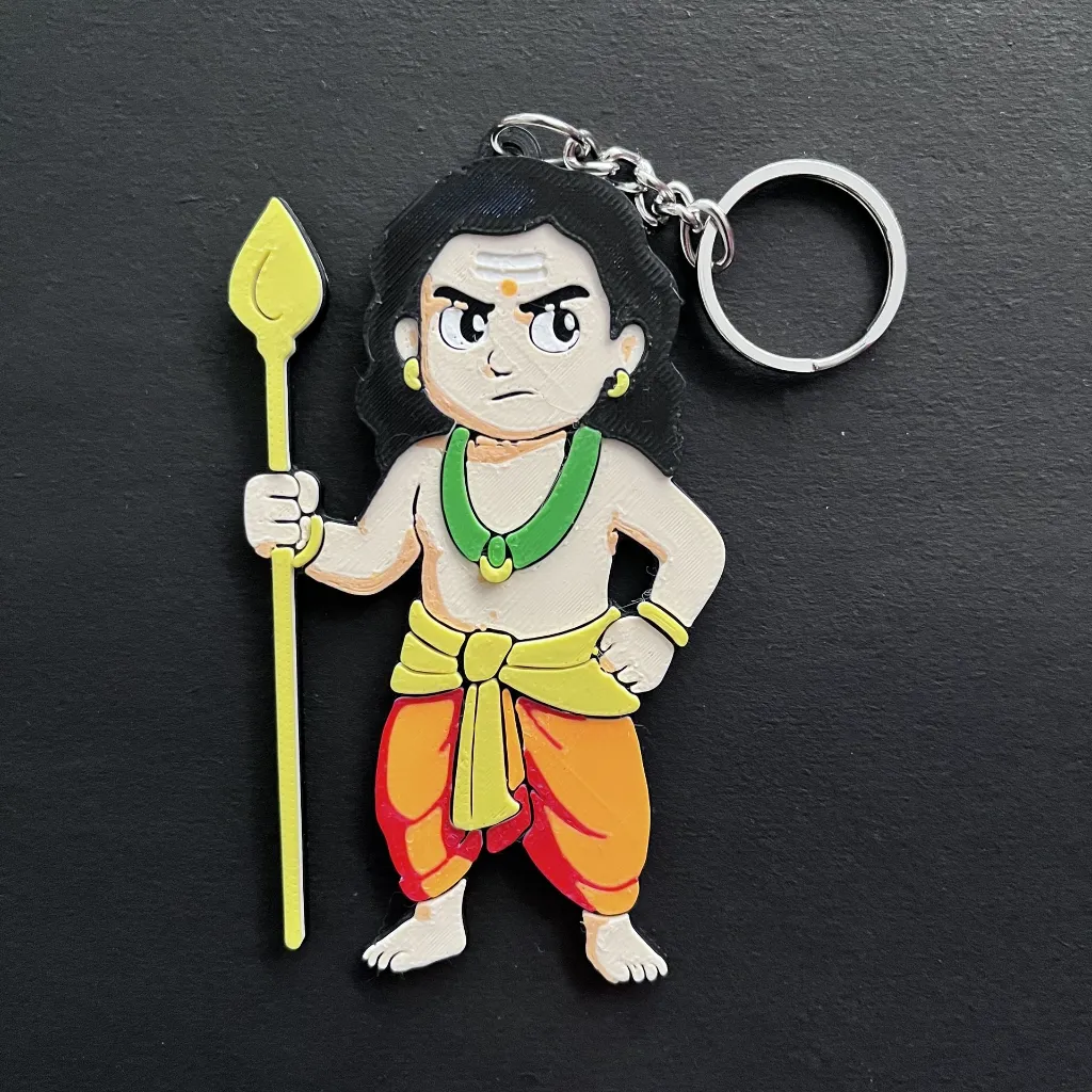 Angry Murugan Keychain