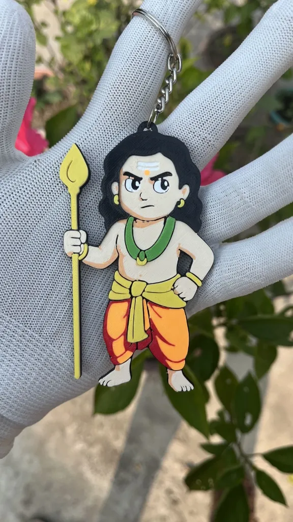 Angry Murugan Keychain